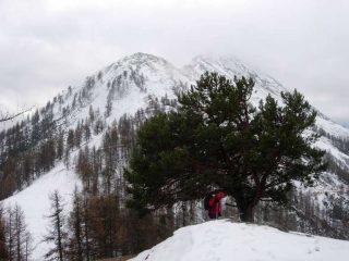 Il Monte Paillasse visto dal Mont Blanc