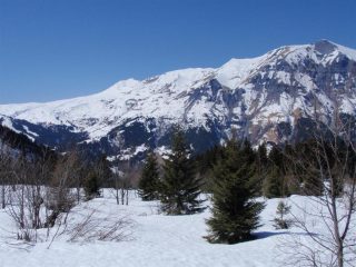 Mont Joly e Tete de la Combaz dai pressi del Lac d'Armancette