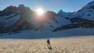 Risalendo il Glacier d'Oren