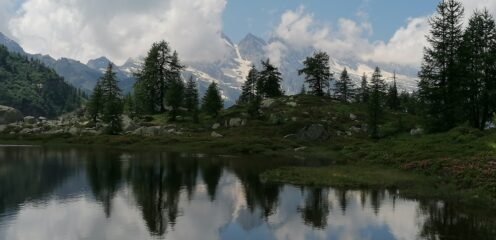 Primo Lago di Bellagarda con le Levanne